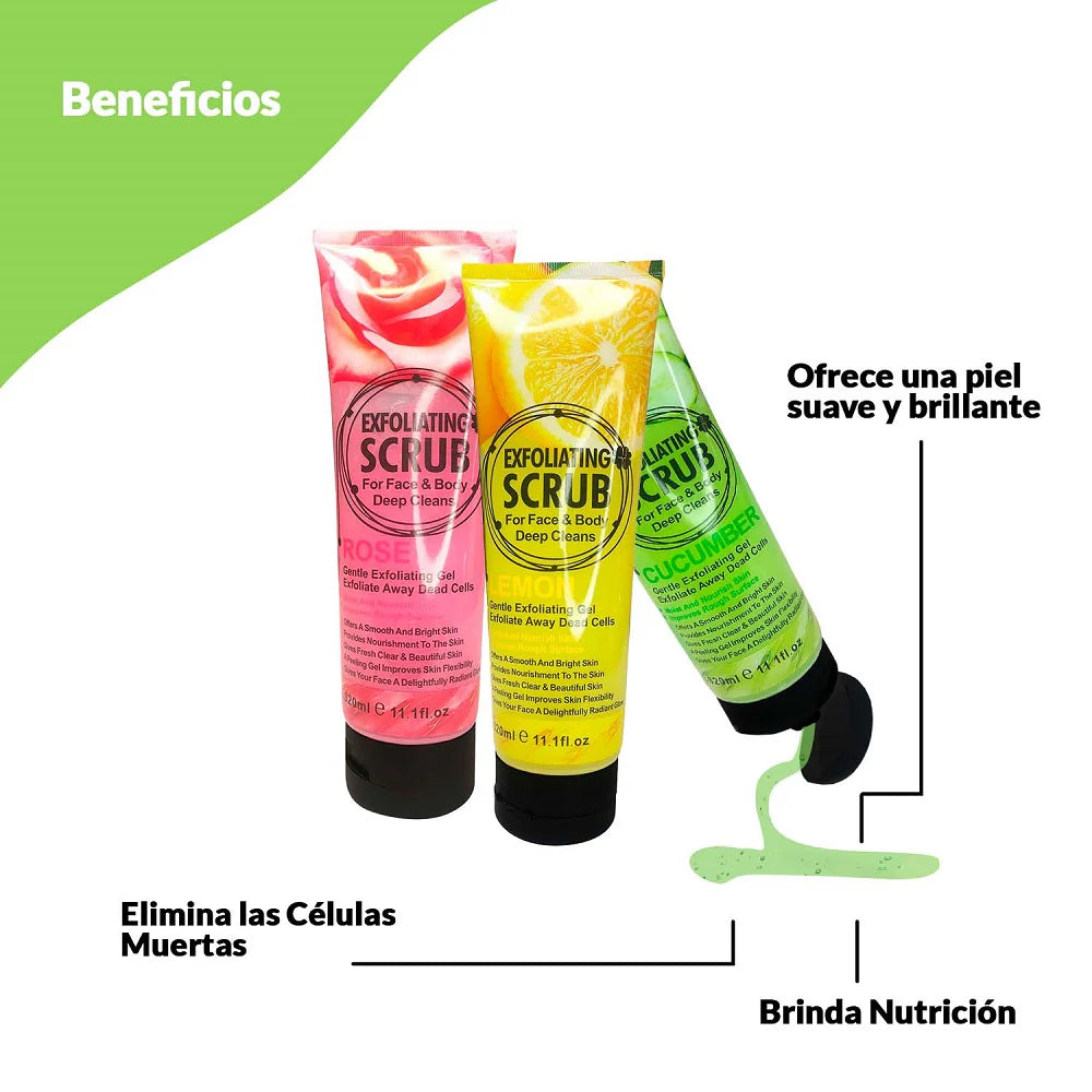 Gel Exfoliante Rostro y Cuerpo de Pepino