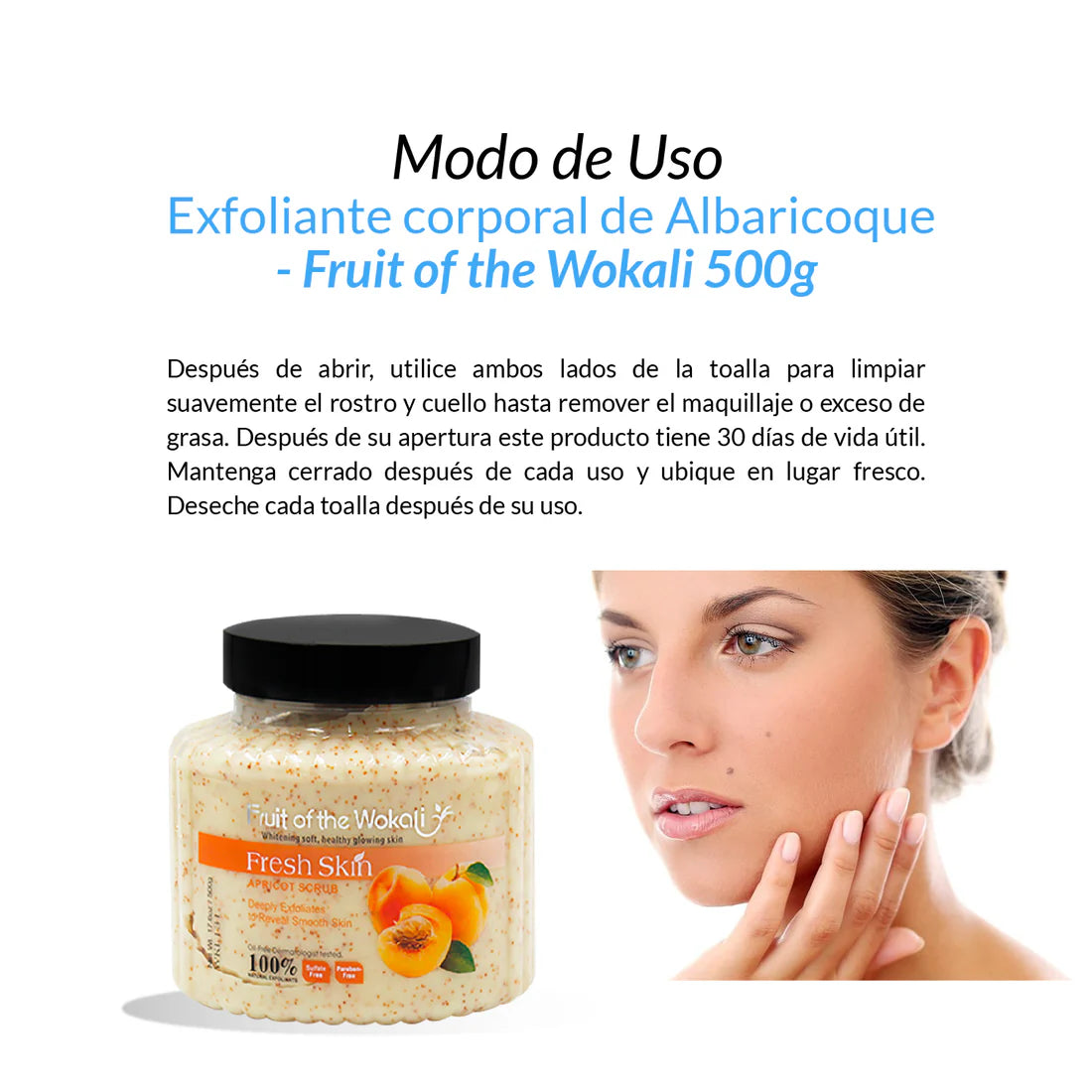Exfoliante corporal de Albaricoque